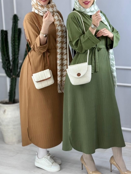 پیراهن بلند طرلان کد volga3467