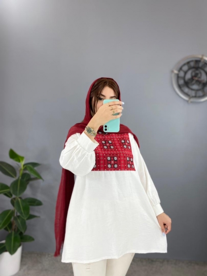 مانتو جلو بسته سنتی ترمه کدvolga1274