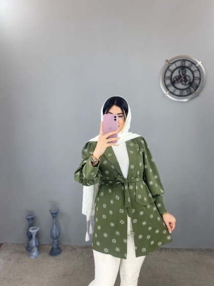 مانتو ابروبادی گلدار کدvolga947