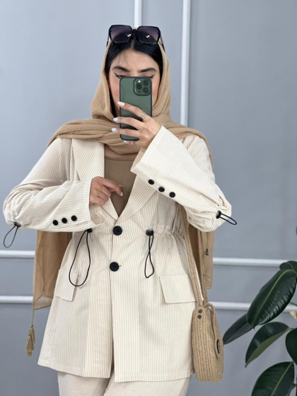 مانتو راه راه رونیک کد volga2639