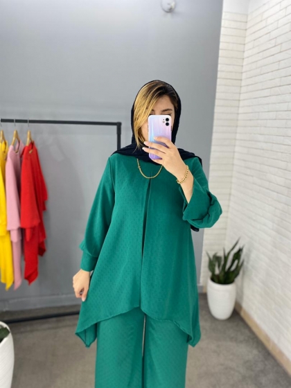 ست مانتو شلوار ناناز کد 505