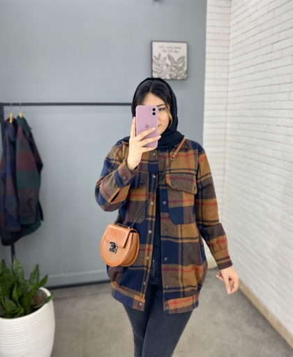 کت چهارخونه استردار کد 815