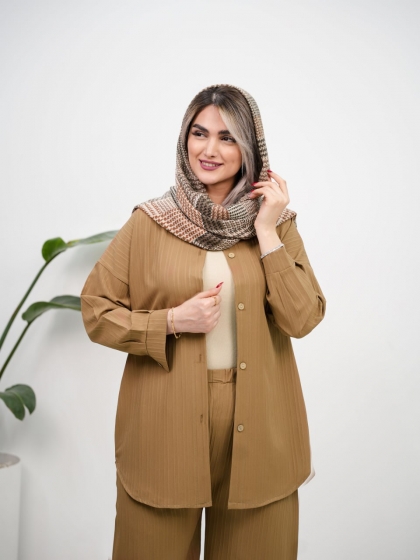 ست شومیز و شلوار پیچک کد5953