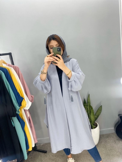 مانتو منگوله دار کد 239