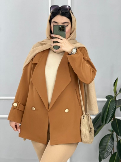 کتی مزونی دکمه طلایی دلانا کد volga2632