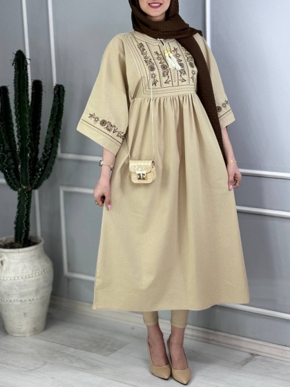 پیراهن منگوله دار آرت کدvolga3784