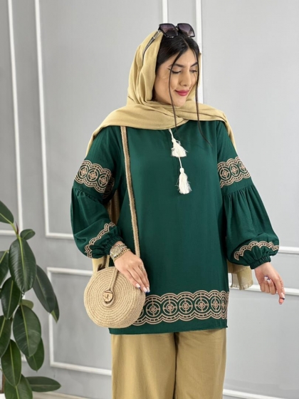 جلوبسته استین گلدوزی دلبر کد volga2265