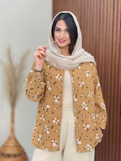 شومیز گل گلی پریناز کد5643