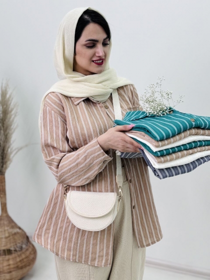 شومیز راه راه آرسس کد4284