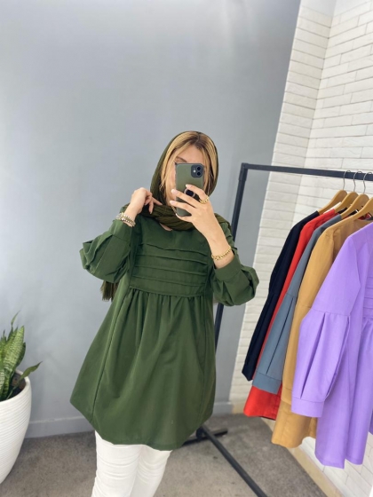 مانتو جلوبسته پیراهنی کد 326