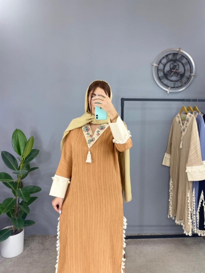پیراهنی جلوبسته اختر کد volga1384