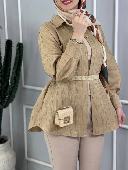 شومیز تک جیب فریال کدvolga3732