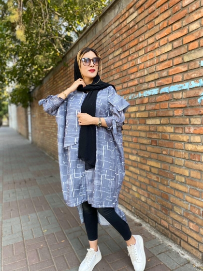 مانتو نازلی طرحدار کد 462