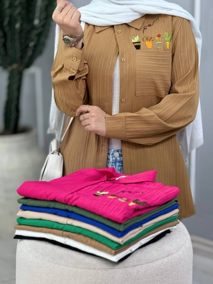 شومیز طرح گلدون گرشا کدvolga3778