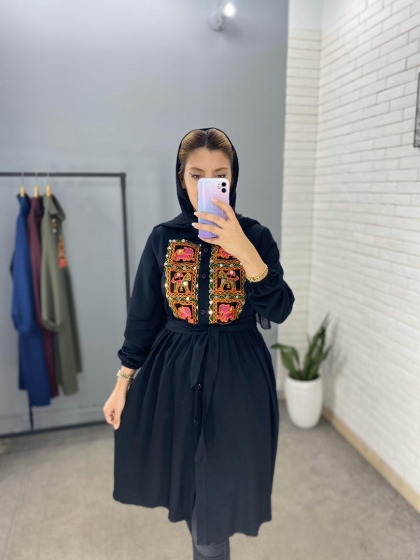 مانتو سنتی تنسل کد 451