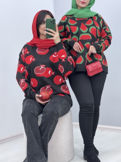 بلوز بافت یلدایی دونه کد5486