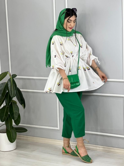 عروسکی گلدوزی کمرگت رولت کد volga2313