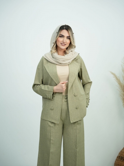 ست کت و شلوار یقه انگلیسی آنیسا کد5897