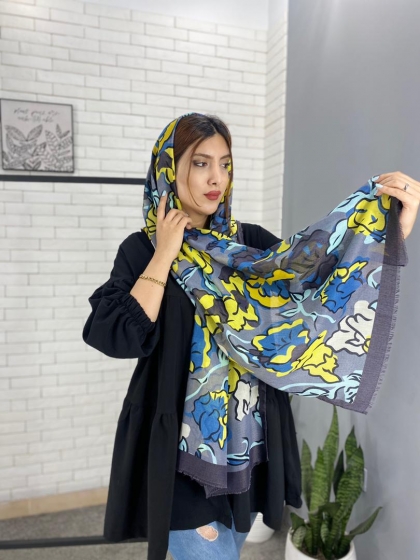 شال طرح برگ کد 279