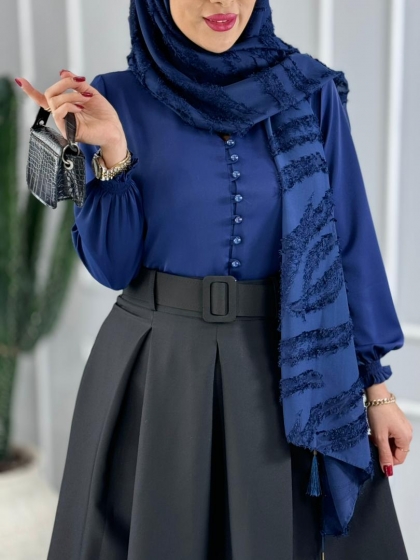 شومیز مجلسی ناهید کد volga3361