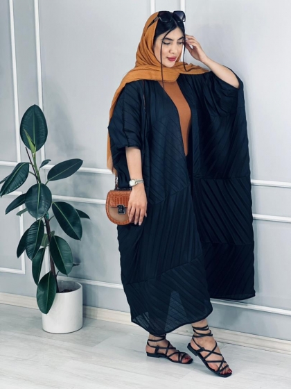 مانتو مزونی عبایی رها کد volga2609