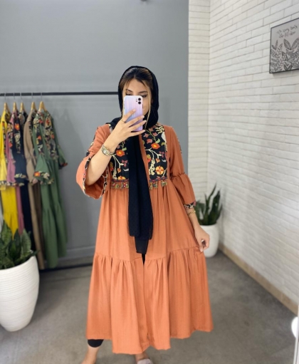 مانتو چیندار سنتی کد 481