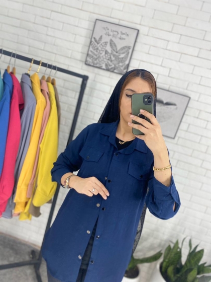 مانتو دو جیب ابروبادی کد 200