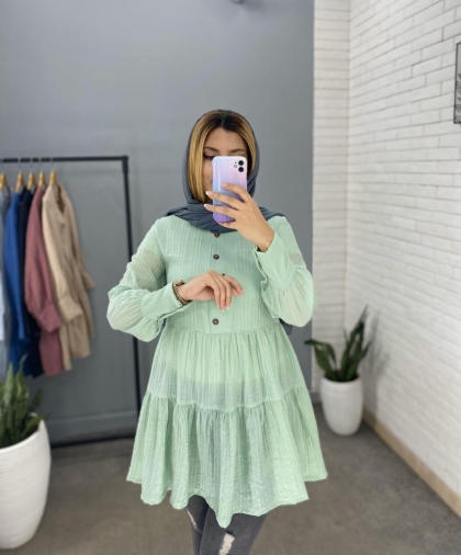 مانتو چیندار جاذبه کد 400