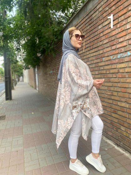 مانتو هاوایی  جلو بسته کد 317