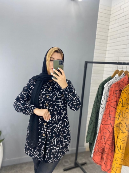 مانتو لنین طرحدار کد 331