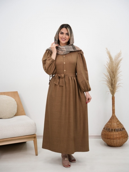 پیراهن کمر پلیسه سیندخت کد5951