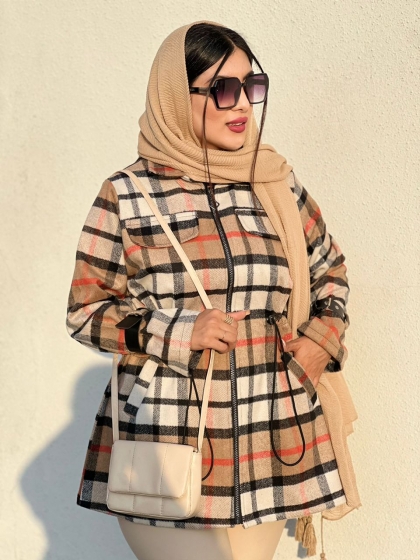 چهارخونه جلوزیپ چیلی کد volga2740