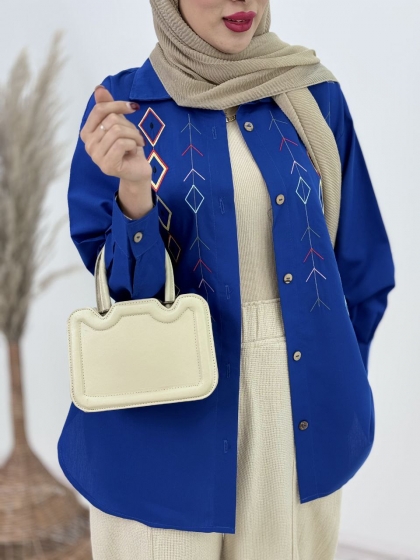 شومیز گلدوزی بارنی کد4244