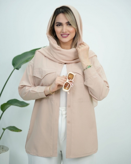 شومیز دو جیب لیمو کد5882