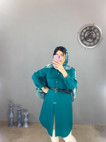 شومیز بلند مازراتی کد volga985