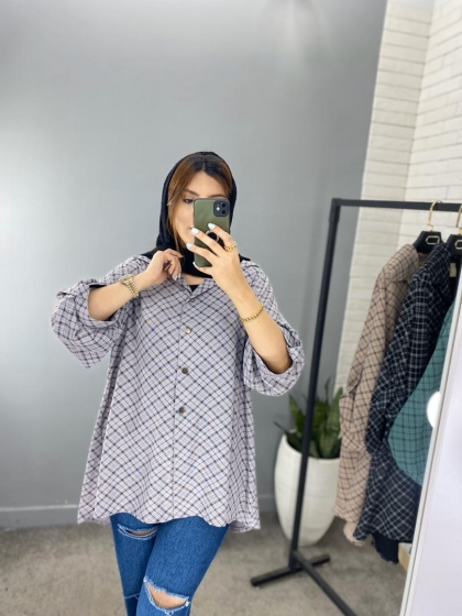 مانتو چهار خونه ابروبادی کد 277