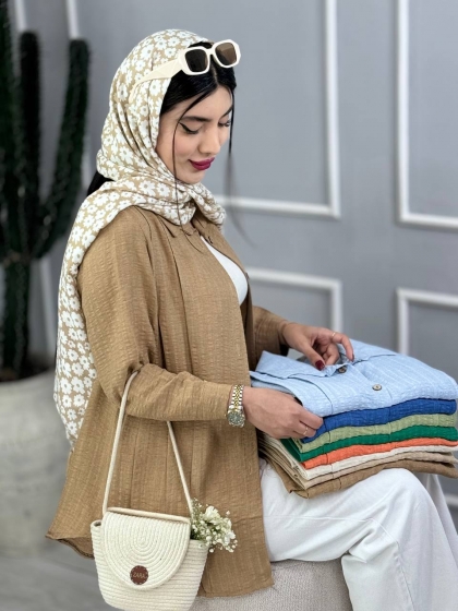شومیز جلو پیله طاهره کدvolga3956