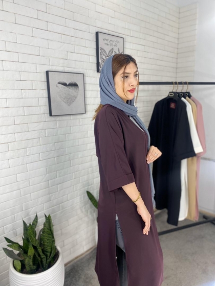 مانتو کرپ پرادا بلند کد 212