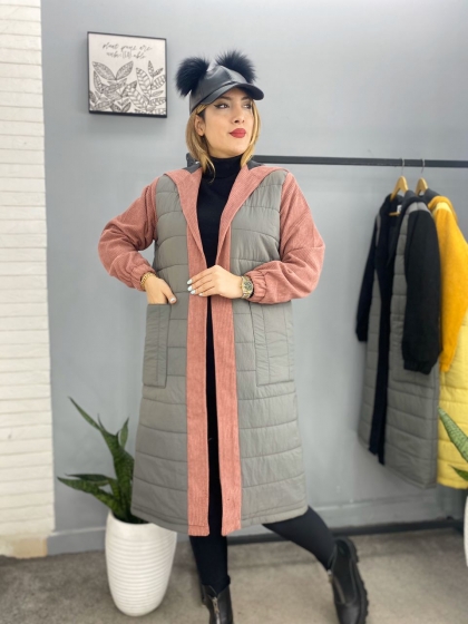 کاپشن ترکیبی مخمل کد 775