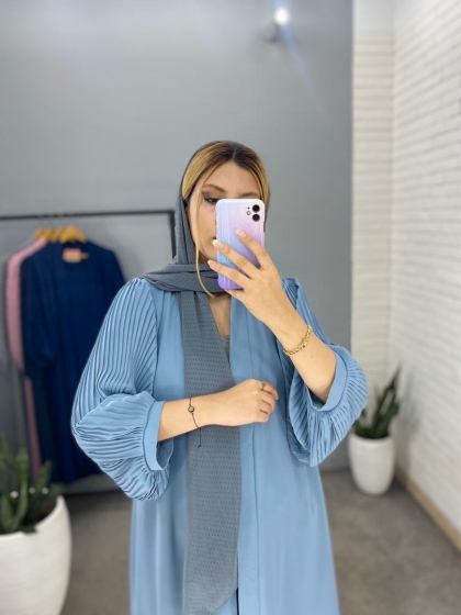 مانتو استین پلیسه کد 389 