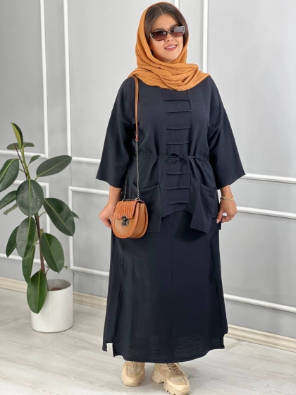 ست مانتو و دامن آیتا کد volga2578