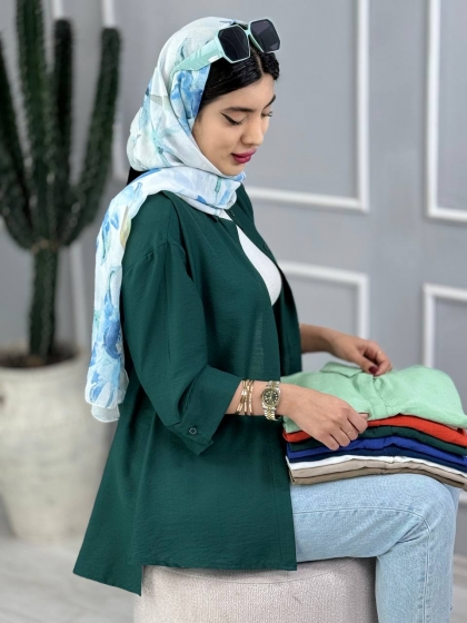 شومیز مانتویی هیلی کدvolga3968