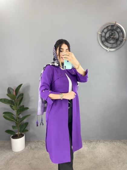 مانتو مازراتی بغل چاک کد volga1279