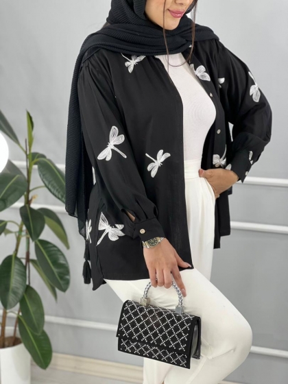 شومیز سنجاقکی تابستونی کد volga2525