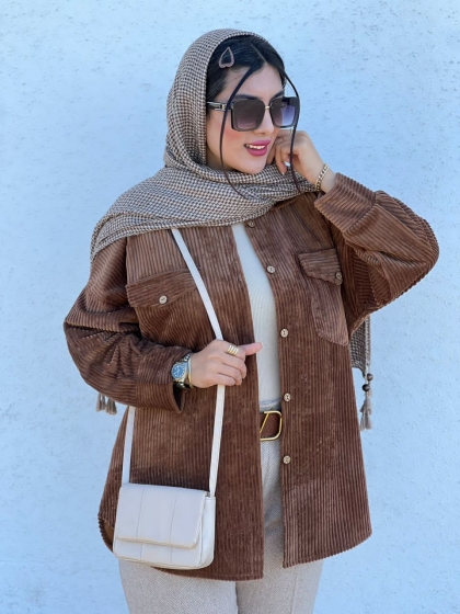 شومیز مخمل کندو کد volga3011