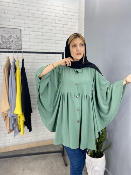 مانتو دکمه دار گوگولی کد 230
