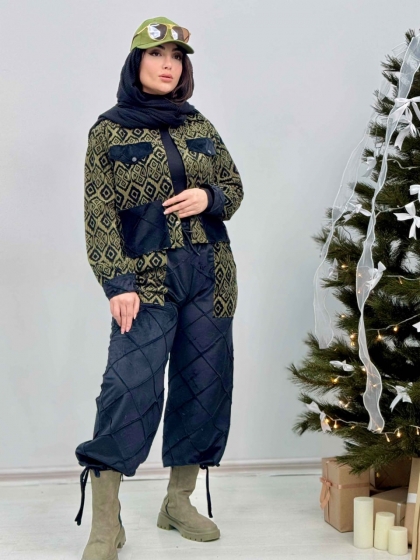 ست مخمل طرحدار روناس کد5332