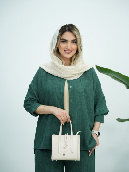 شومیز تک جیب کوکونات کد5917