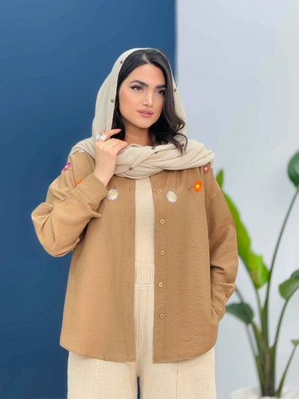 شومیز گلدوزی ثمین کد5647