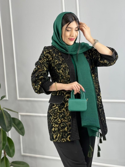 ژاکارد مزونی زیور کد volga2169